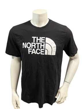 The North Face Men’s Short Sleeve T-Shirt Black White Logo L